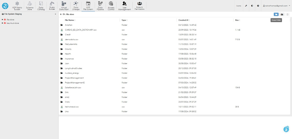 How to Connect to a json/csv file from local machine